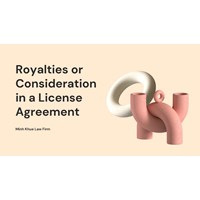 Royalties or Considerations in a License Agreement
