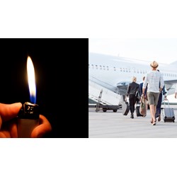 Mang bật lửa lên máy bay có vi phạm pháp luật không?