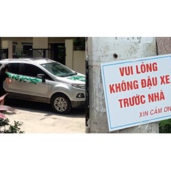 Dừng xe trước nhà người khác mà không xin phép chủ nhà có bị xử phạt?