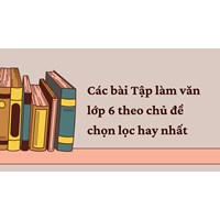 Các bài Tập làm văn lớp 6 theo chủ đề chọn lọc hay nhất