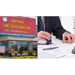 Điện thoại, địa chỉ Văn phòng công chứng Đồng Tâm là gì?