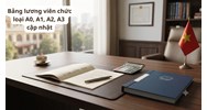 Bảng lương viên chức loại A0, A1, A2, A3 cập nhật mới nhất 2026