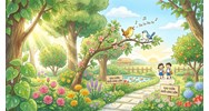 Dàn ý Bài văn Tả cảnh khu vườn vào buổi sáng sớm Tập làm văn lớp 5