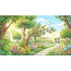 Dàn ý Bài văn Tả cảnh khu vườn vào buổi sáng sớm Tập làm văn lớp 5