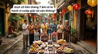 Giựt cô hồn tháng 7 âm có là hành vi cướp giật tài sản không?