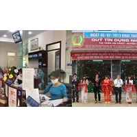 Quỹ tín dụng nhân dân được thành lập bao nhiêu phòng giao dịch trên một xã?