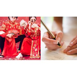 Đi nhận giấy đăng ký kết hôn mà nam hoặc nữ vắng mặt được không?