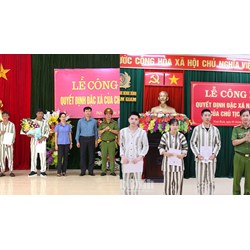 Quy định thông báo và niêm yết quyết định về đặc xá với người được đề nghị đặc xá
