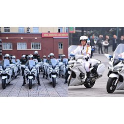Số lượng môtô hộ tống xe của Nguyên thủ quốc gia sang thăm chính thức Việt Nam