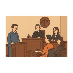 Trình tự xét hỏi tại phiên tòa giải quyết vụ án hình sự sơ thẩm
