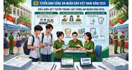 Điều kiện xét tuyển vào các trường trung cấp Công an nhân dân 2026