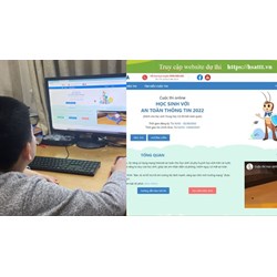 Đăng ký tài khoản thi học sinh với an toàn thông tin thế nào?