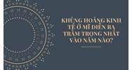 Khủng hoảng kinh tế ở Mĩ diễn ra trầm trọng nhất vào năm nào?