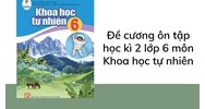 Đề cương ôn tập học kì 2 lớp 6 môn Khoa học tự nhiên đầy đủ nhất