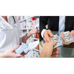 Mức xử phạt người giới thiệu thuốc không đeo thẻ khi hoạt động