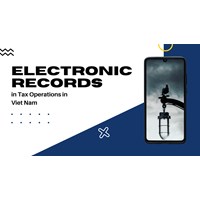 Regulation of Electronic Records in Tax Operations in Vietnam
