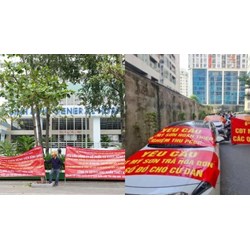 Mức phạt khi căng băng rôn đòi nợ tại đất dành cho đường bộ