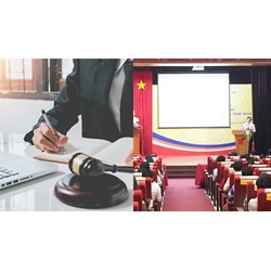 Ai là người đại diện theo pháp luật của Học viện Tư pháp?