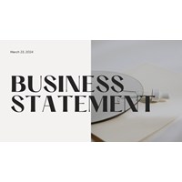 Boost Brand Identity: Write Your Business Statement