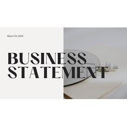 Boost Brand Identity: Write Your Business Statement
