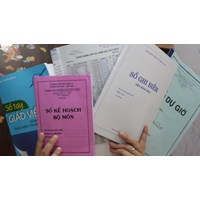 04 loại sổ sách của giáo viên tiểu học, THCS và THPT