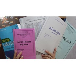 04 loại sổ sách của giáo viên tiểu học, THCS và THPT