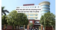 Mức học phí với các chương trình đào tạo tại Học viện Tư pháp