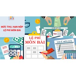 Mức thu lệ phí môn bài đối với hoạt động sản xuất, kinh doanh như thế nào?