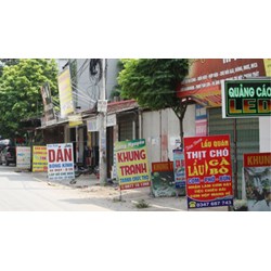 Bảng quảng cáo không ghi rõ tên người thực hiện quảng cáo thì bị phạt?