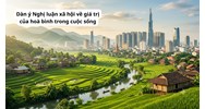 Dàn ý Nghị luận xã hội về giá trị của hoà bình trong cuộc sống