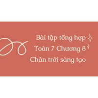 Bài tập tổng hợp Toán 7 Chương 8 Chân trời sáng tạo có đáp án