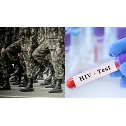 Có xét nghiệm HIV đối với người khám nghĩa vụ quân sự hay không?