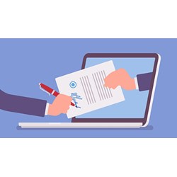 Quy trình đăng ký thực hiện dịch vụ chứng thực hợp đồng điện tử?