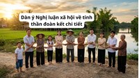 Dàn ý Nghị luận xã hội về tinh thần đoàn kết chi tiết hay nhất