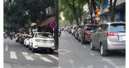Đỗ ô tô trên hè phố thế nào là đúng quy tắc giao thông đường bộ?