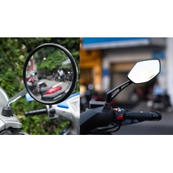 Xe máy có bắt buộc phải có đủ gương chiếu hậu hay không?