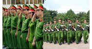 Các cấp bậc hàm của công dân thực hiện nghĩa vụ công an