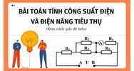 Bài toán Tính công suất điện và điện năng tiêu thụ và cách giải dễ hiểu