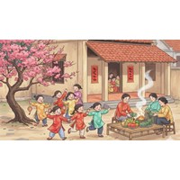 Tả cảnh ngày Tết quê em kèm dàn ý chọn lọc hay nhất