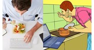 Tại sao không nên vừa ăn vừa sử dụng máy tính?