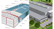 Tổng diện tích nhà xưởng được xác định như thế nào?