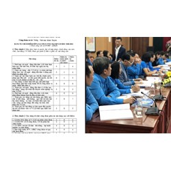 Mẫu Bảng chấm điểm phân loại tổ công đoàn mới nhất năm 2024