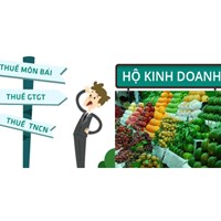 Xác định doanh thu tính thuế đối với hộ kinh doanh hoa quả?