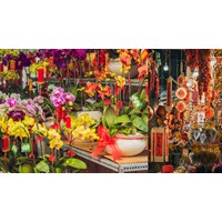 Dàn ý Tả quang cảnh một phiên chợ Tết siêu hay, đạt điểm cao