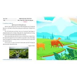 Bài tập cuối tuần Tiếng Việt lớp 2 Tuần 27 có đáp án