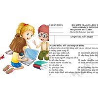 Đề thi GDCD lớp 8 Học kì 2 có đáp án - Tải xuống miễn phí