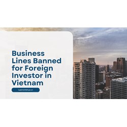 A List of Business Lines Banned for Foreign Investors in Vietnam