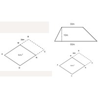 Bài tập Chu vi và diện tích của một số tứ giác đã học có đáp án