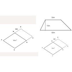 Bài tập Chu vi và diện tích của một số tứ giác đã học có đáp án