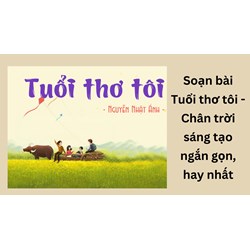 Soạn bài Tuổi thơ tôi - Chân trời sáng tạo ngắn gọn, hay nhất